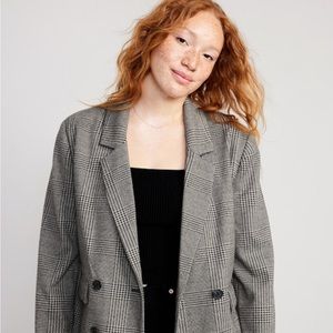 Old Navy Plaid Check Blazer | S | NWOT